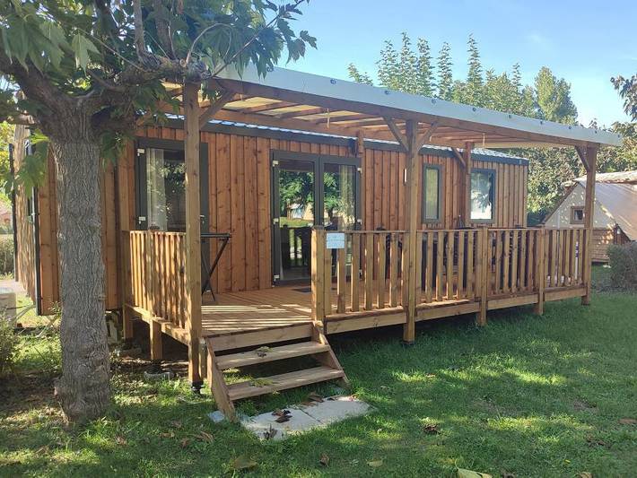 Camping Les Pres Hauts - Sites et Paysages  - Mobilheim 6 personen - Baronnies 3 Schlafzimmer in Sisteron, Forcalquier und Umgebung