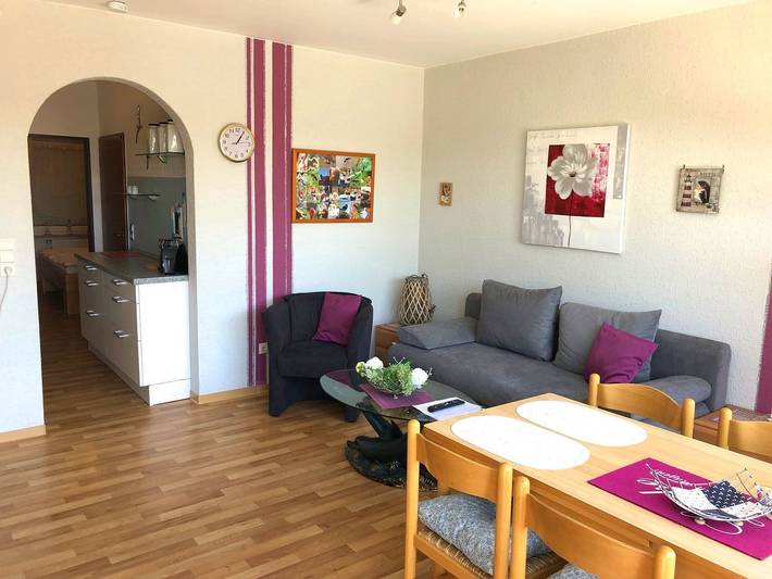 Ferienwohnung für 3 Personen, mit Balkon/Terrasse und Terrasse sowie Ausblick in Norddeich - 3
