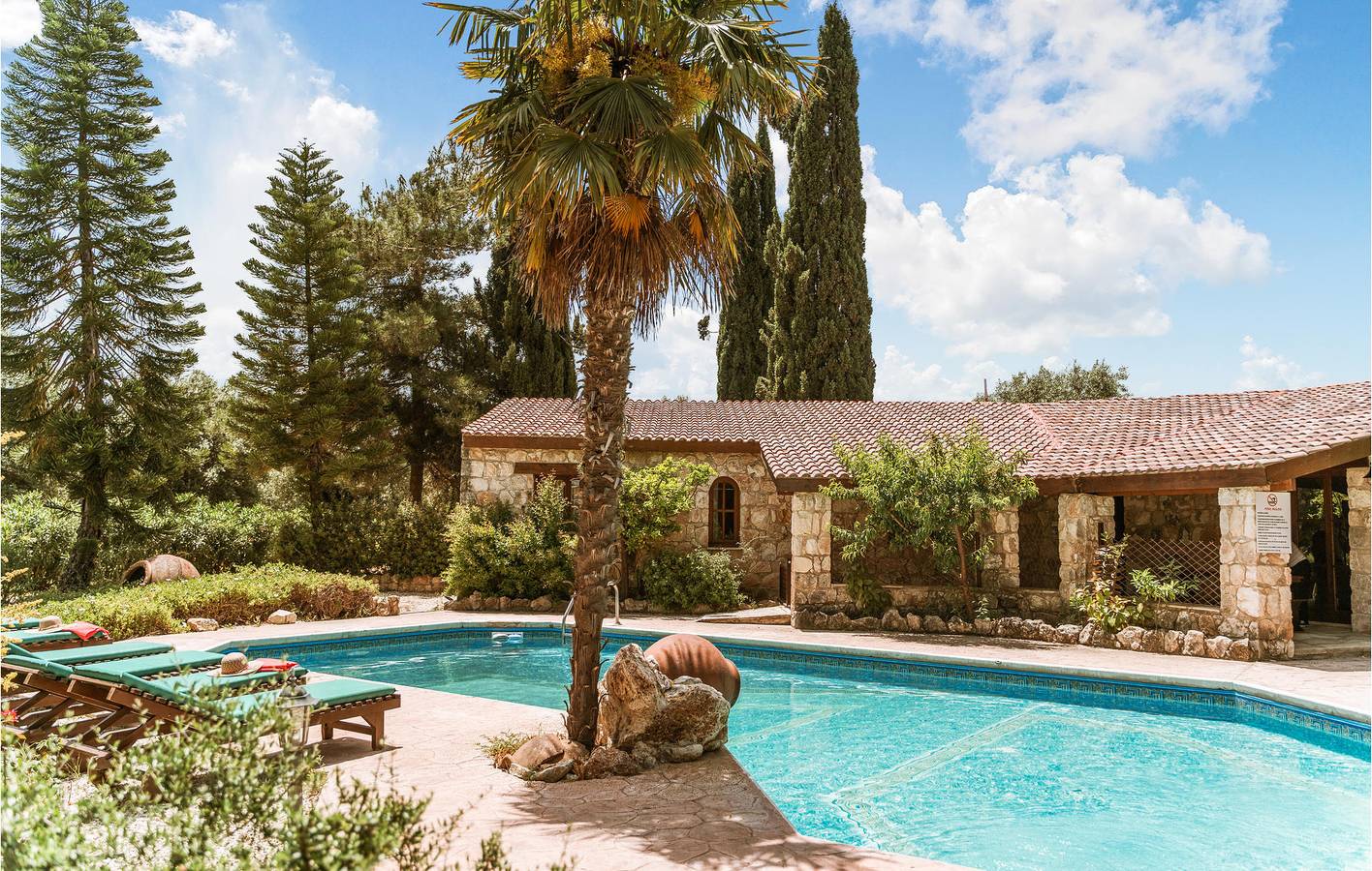 Ferienhaus für 6 Personen mit Terrasse in Πόλις Χρυσοχούς, Südzypern