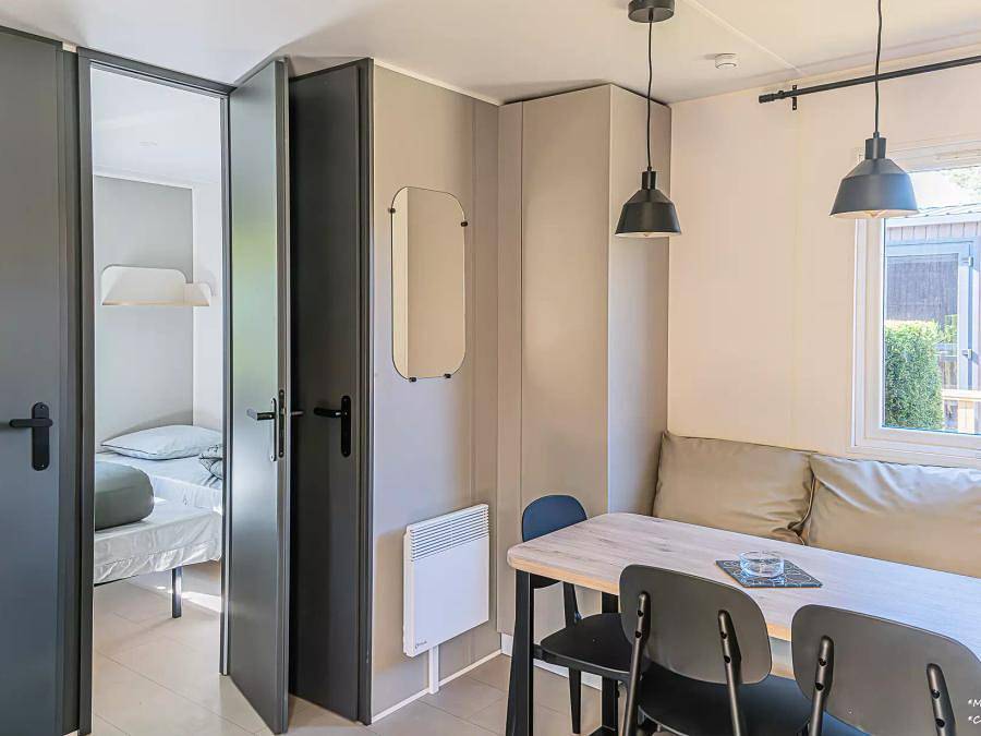 Camping Le Braou - Mobilheim 8 personen - 5 Zimmer 8 Personen Klimatisiert + Tv in Audenge, Arcachon und Umgebung
