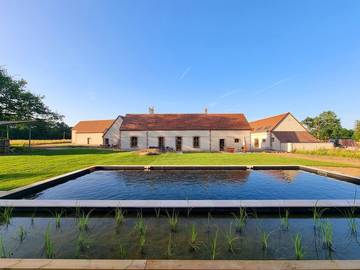 Gîte pour 6 personnes, avec jardin et piscine à Pruniers-en-Sologne