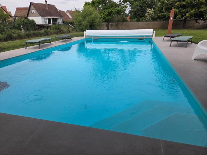 Location de vacances pour 8 personnes, avec piscine ainsi que jardin et vue à Plobsheim - 4