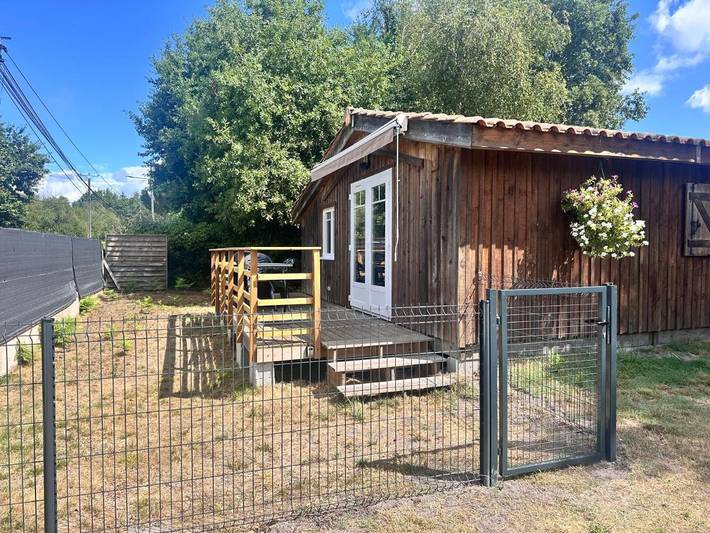 Chalet pour 5 personnes, avec Terrasse et Jardin à Mios