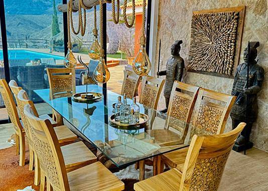 Casa rural para 12 personas, con Terraza y Jardín además de Piscina y Vistas en Santa Lucía de Tirajana - 3