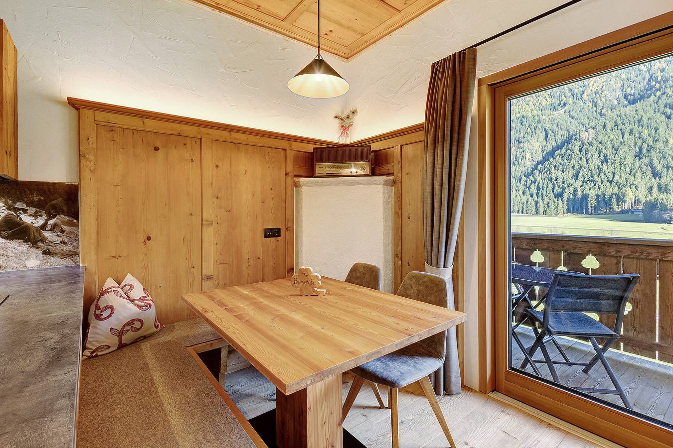 Ganze Wohnung, Ferienwohnung 'Erle' mit Bergblick, Gemeinschaftsterrasse und Wi-Fi in Preindl, Gsies