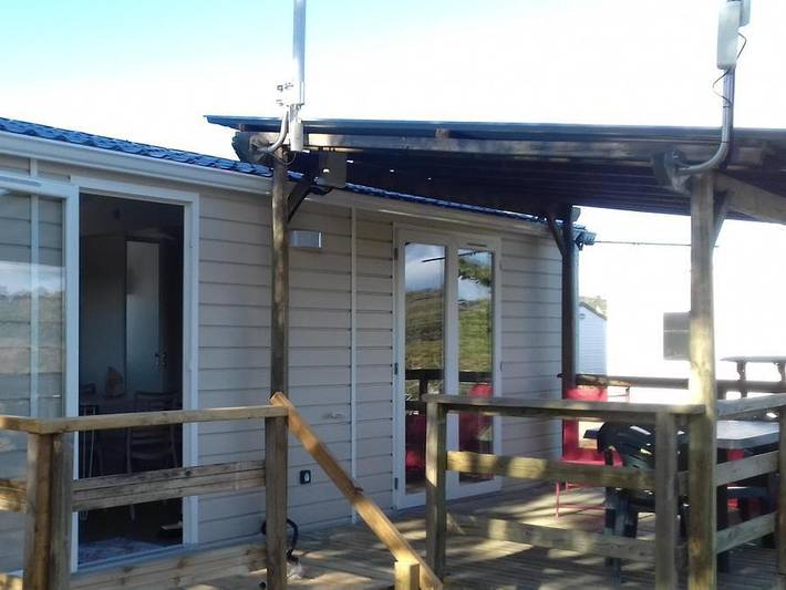 Camping Mas Llinas  - Mobilheim 4 personen - Trigano 33m2 in Le Boulou, Mittelmeerküste (Frankreich)