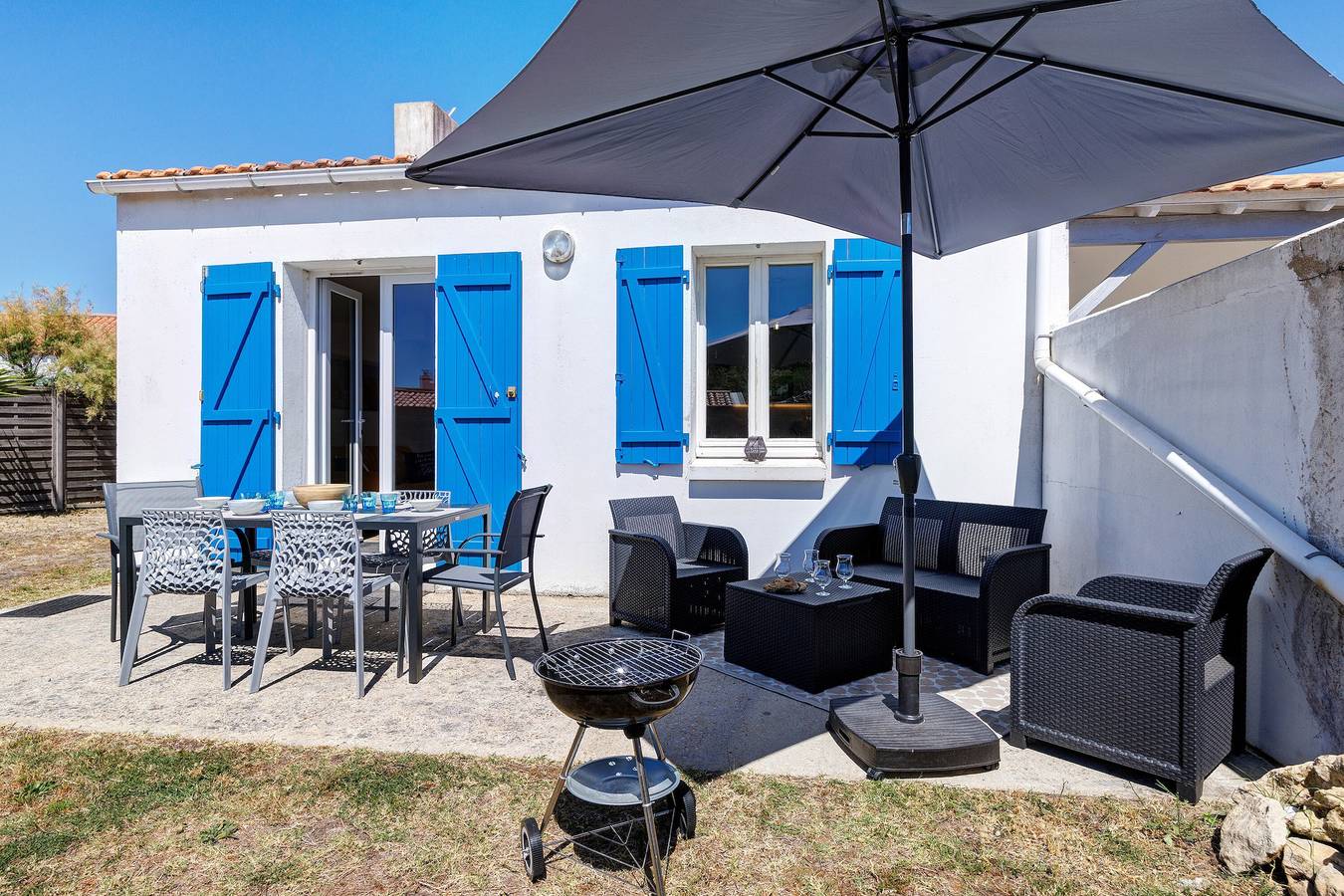 Maison de vacances « L’Epine Bleue » avec terrasse privée, jardin privé et Wi-Fi in L'Épine, Noirmoutier