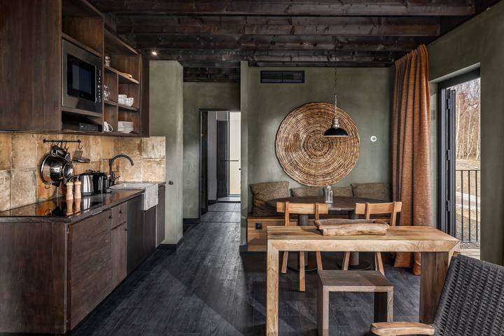 Chalet für 4 Personen, mit Balkon/Terrasse und Terrasse sowie Sauna in Belgien - 4