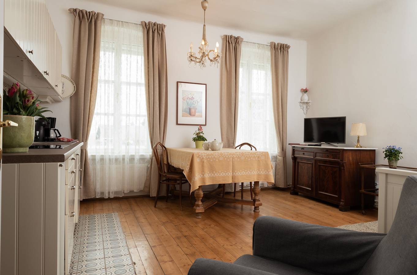 Ganze Wohnung, Ferienwohnung 'Bioweingut Hauerhof 99 - 4' mit Gemeinschaftsterrasse, Wlan und Klimaanlage in Klosterneuburg, Wienerwald