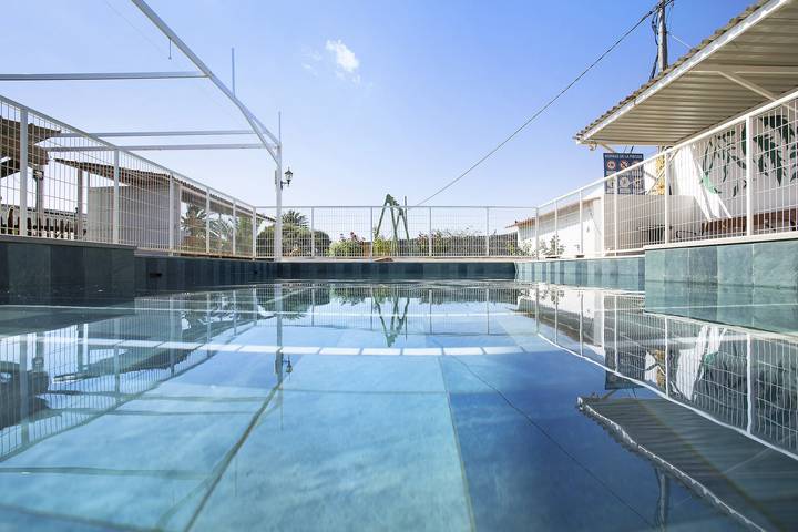 Casa de vacaciones "Rural Jovial" con vistas a la montaña, piscina privada y Wi-Fi in Las Mejías, Ingenio