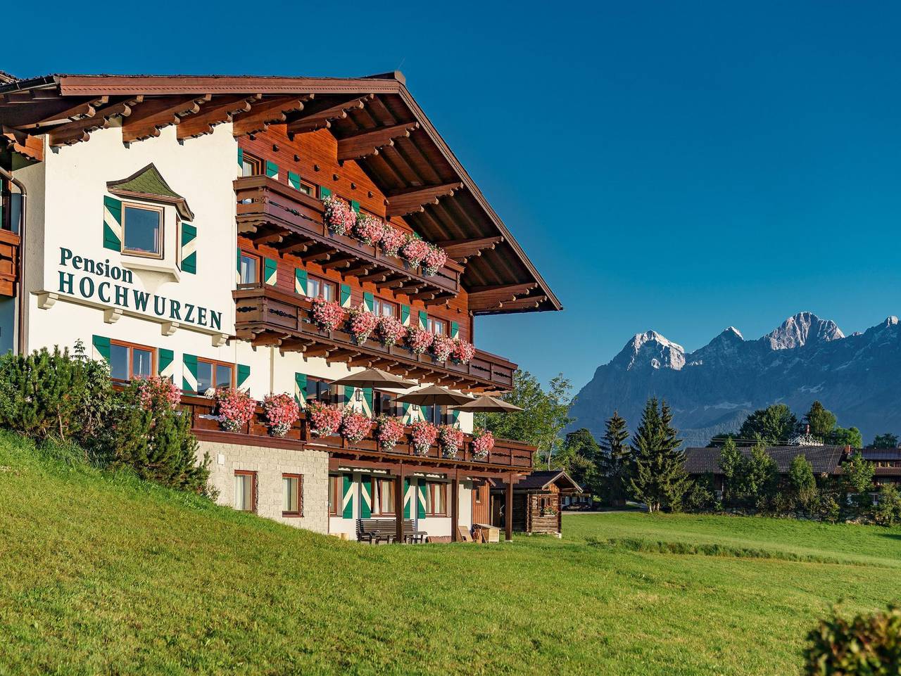 Hotel Garni Hochwurzen - kleines Doppelzimmer ohne Balkon in Rohrmoos, Schladming-Dachstein