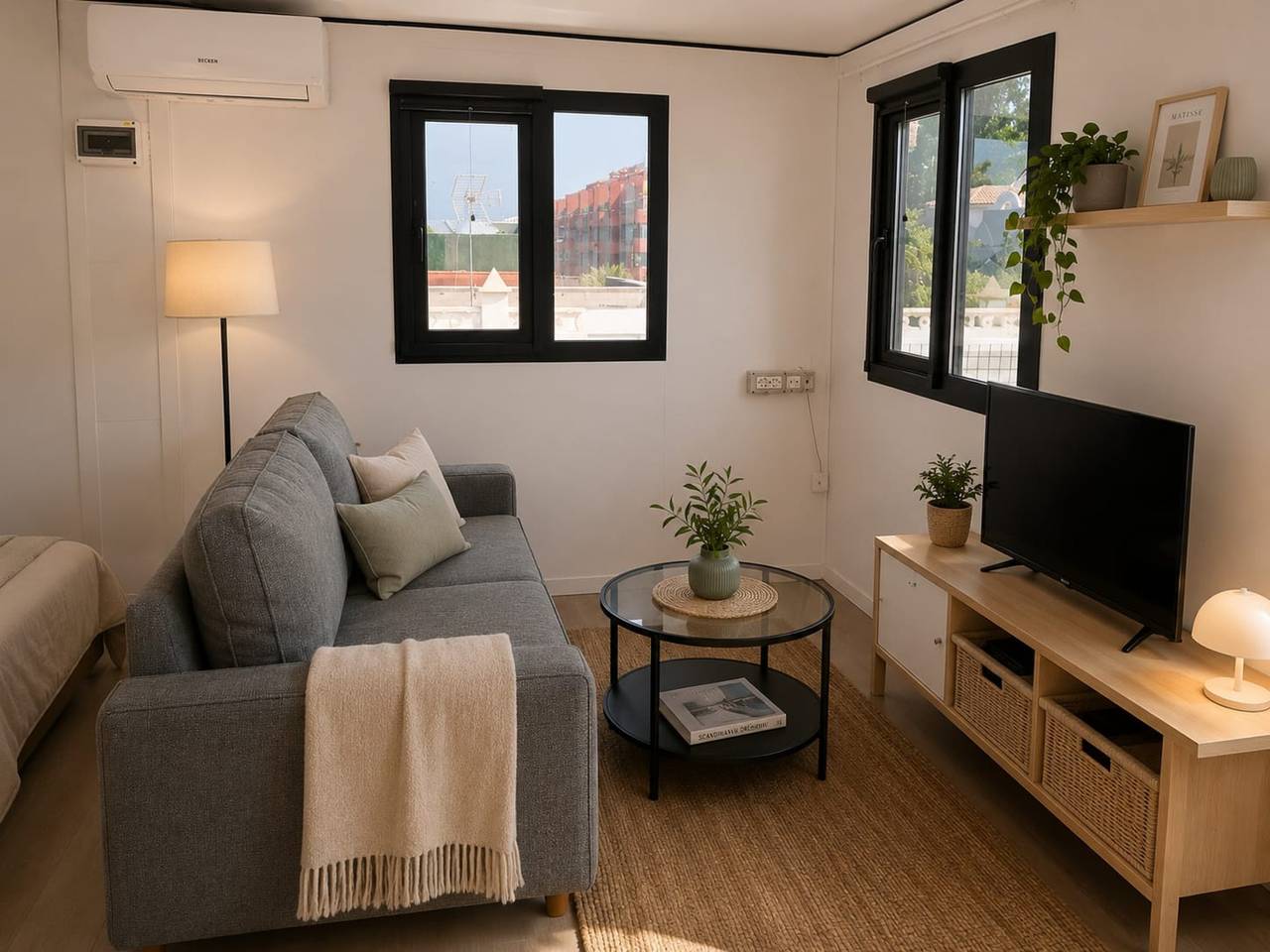 Ganzes Studio, Ferienstudio „Playa“ mit Meerblick, WLAN und Klimaanlage in Playa de la Arenita (Arona), Arona