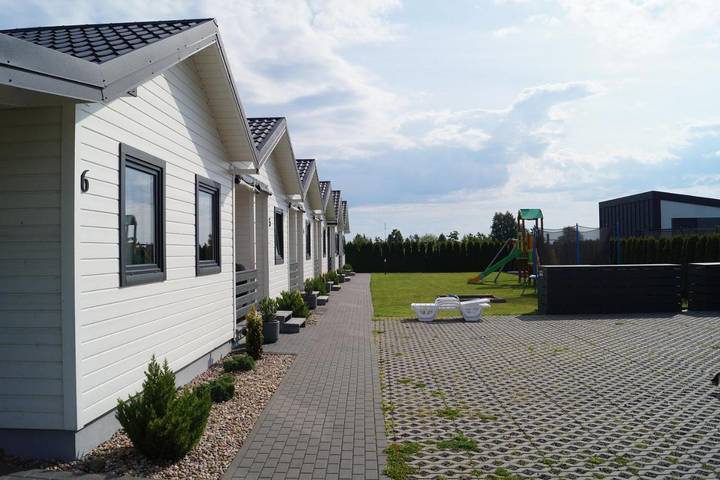 Domek letniskowy dla 5 osób, z ogród i widok, zwierzęta dozwolone w Gąski