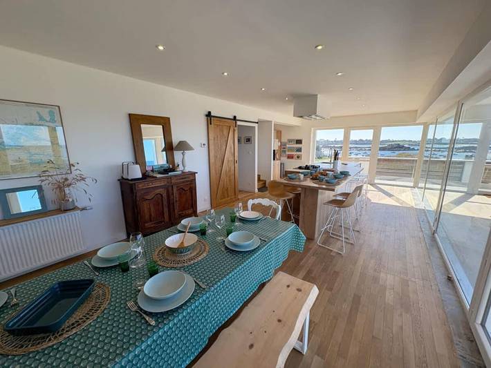 Apartamento entero, Villa frente al mar con vistas panorámicas al mar. in Portsall, Ploudalmézeau
