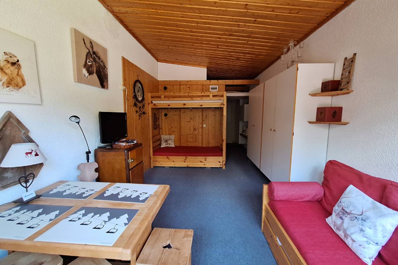 Studio entier, Studio en Front De Neige Charvet Arc 1800 in Arc 1800, Bourg-Saint-Maurice