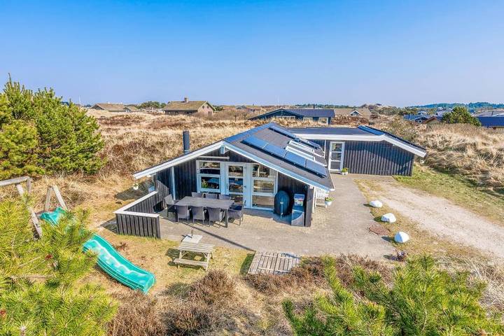 Ferienhaus für 8 Personen, mit Balkon/Terrasse und Whirlpool sowie Sauna in Filsø See