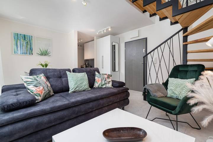 Apartament wakacyjny dla 5 osób, z balkon/ taras w Niechorze