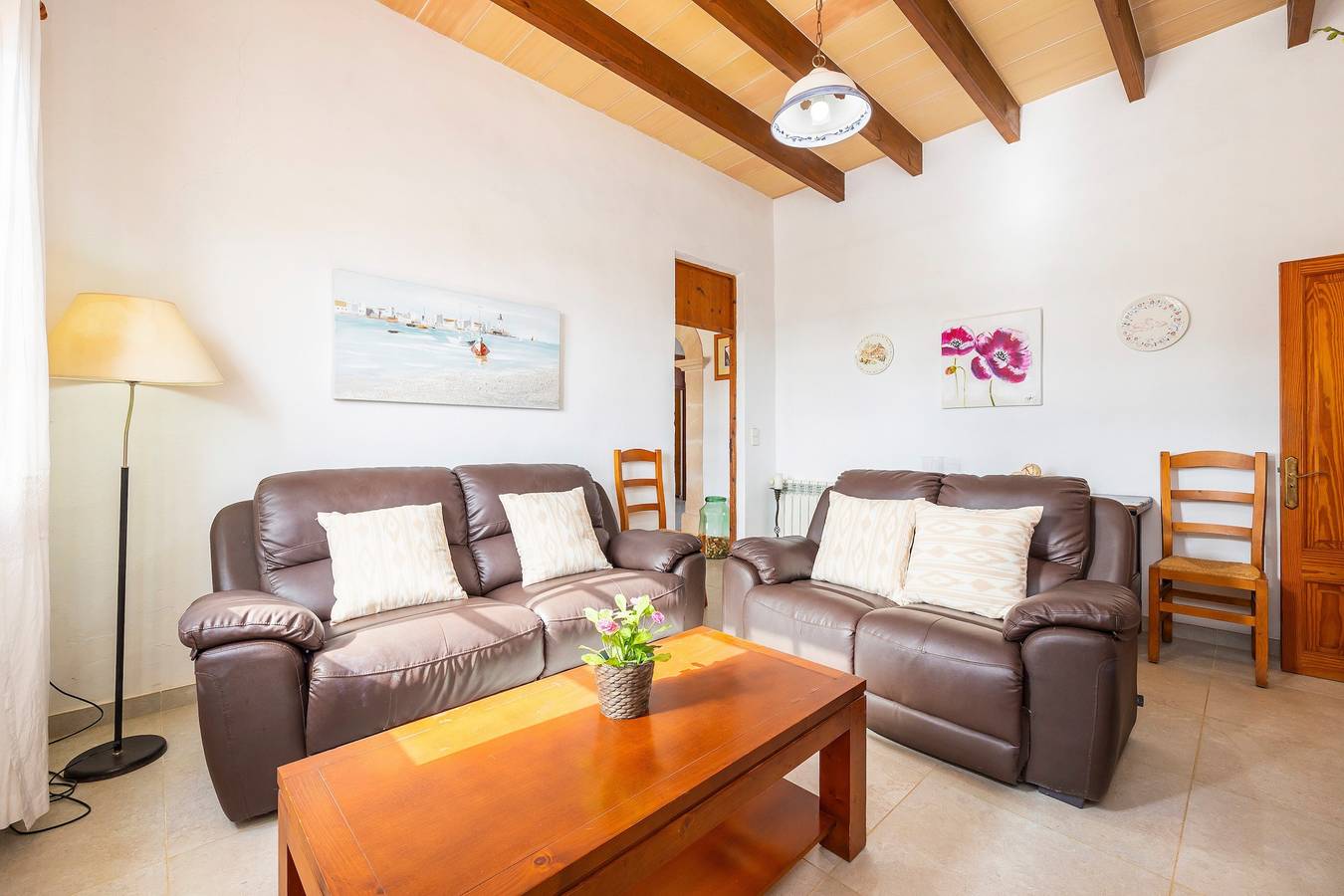 Villa 'Pascual Gran' with Mountain View, Private Pool and Wi-Fi in Manacor, East Majorca