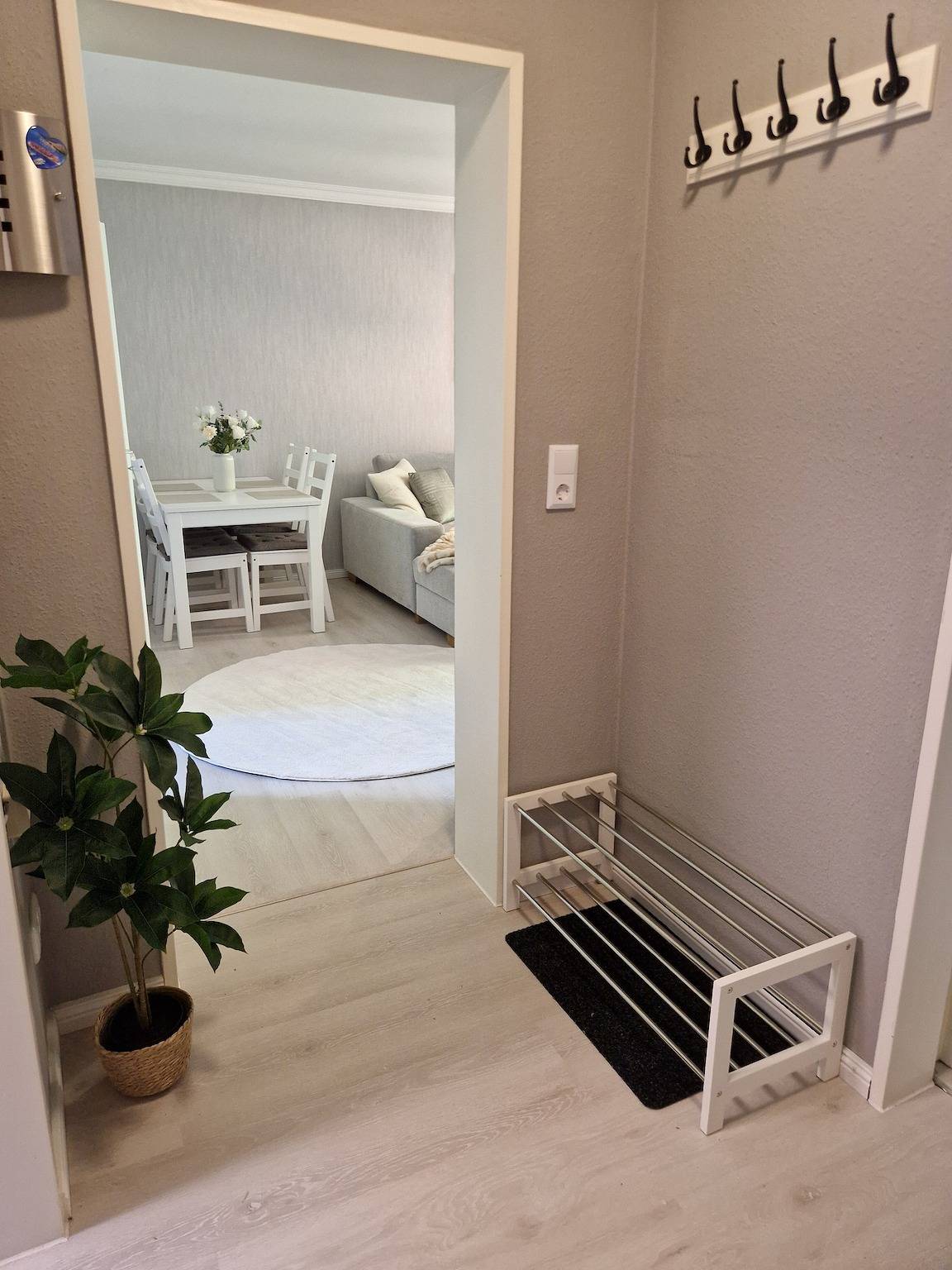 Appartement Eschenweg incl. balkon met uitzicht op de tuin, beddengoed en handdoeken, foto 9