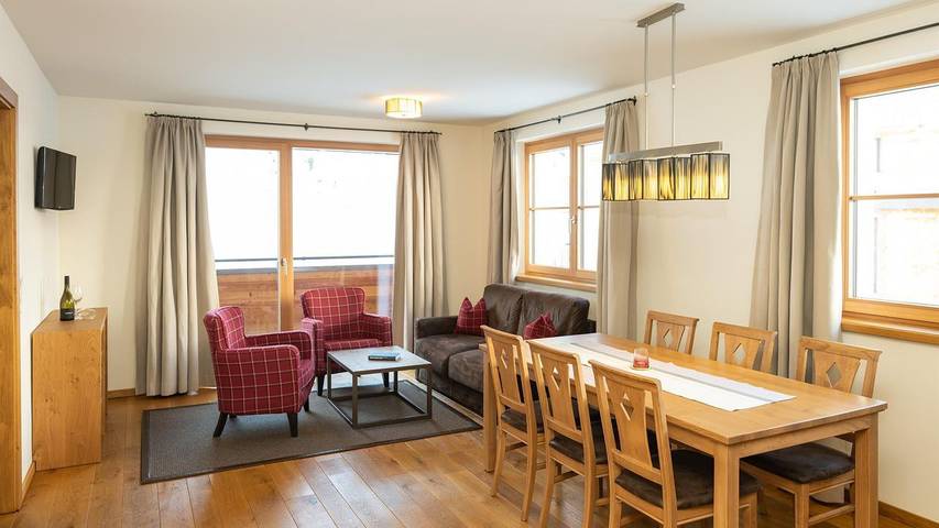 Ferienwohnung für 3 Personen, mit Balkon und Garten sowie Sauna in Warth - 3