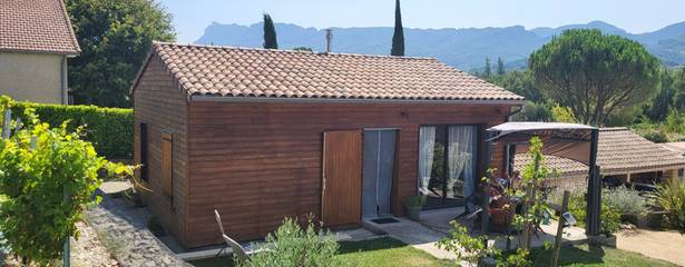 Gîte pour 4 personnes, avec terrasse à Mirabel-et-Blacons