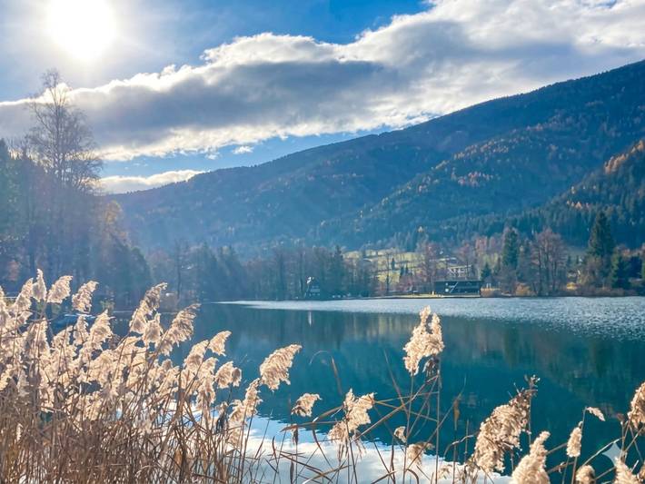 Ganze Wohnung, Ferienwohnung mit Privatstrand an einem Alpensee in Feld am See, Villach-Land