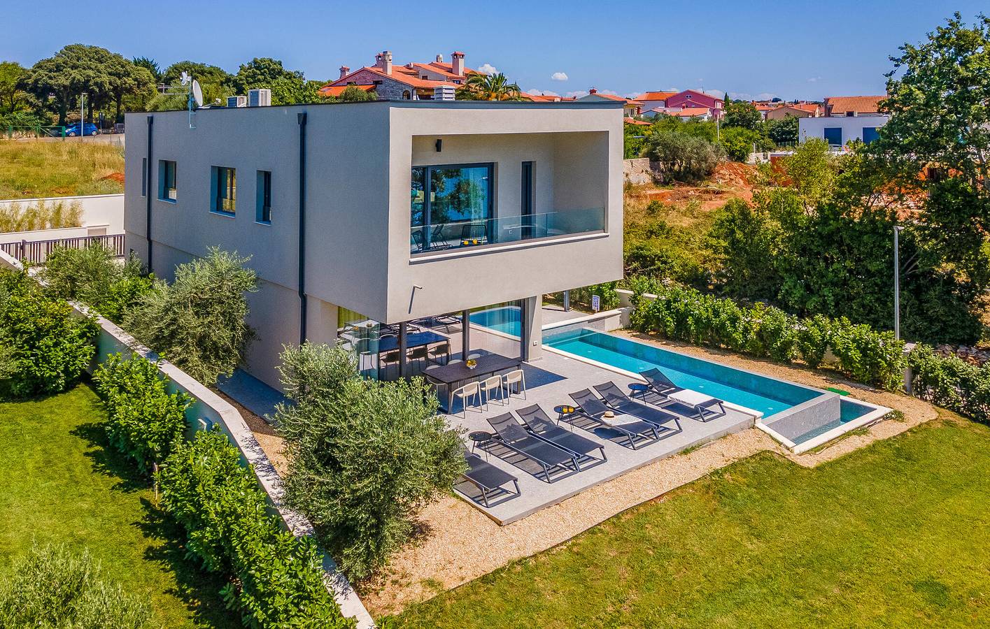 Casa vacanza per 6 persone con piscina in Medolino, Pula-Medulin