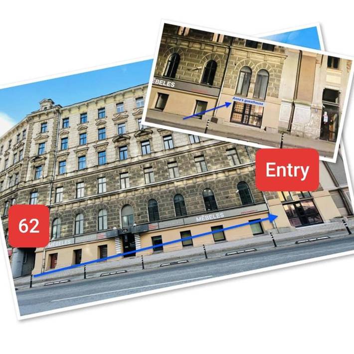 Maison d’hôte pour 2 personnes, avec vue à Riga