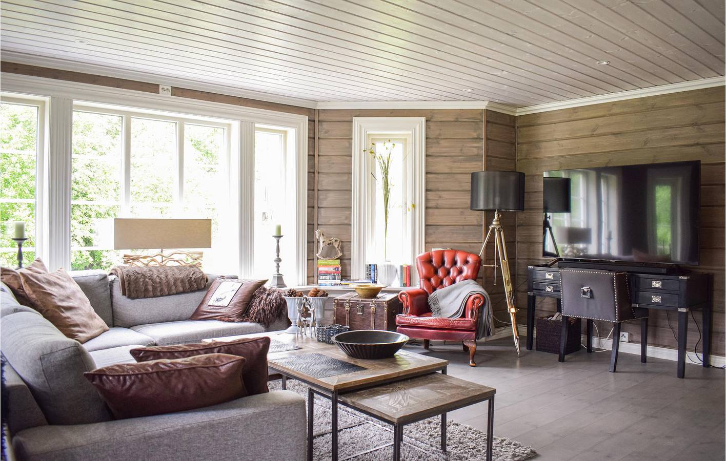 Feriehus for 10 personer med hage in Voss