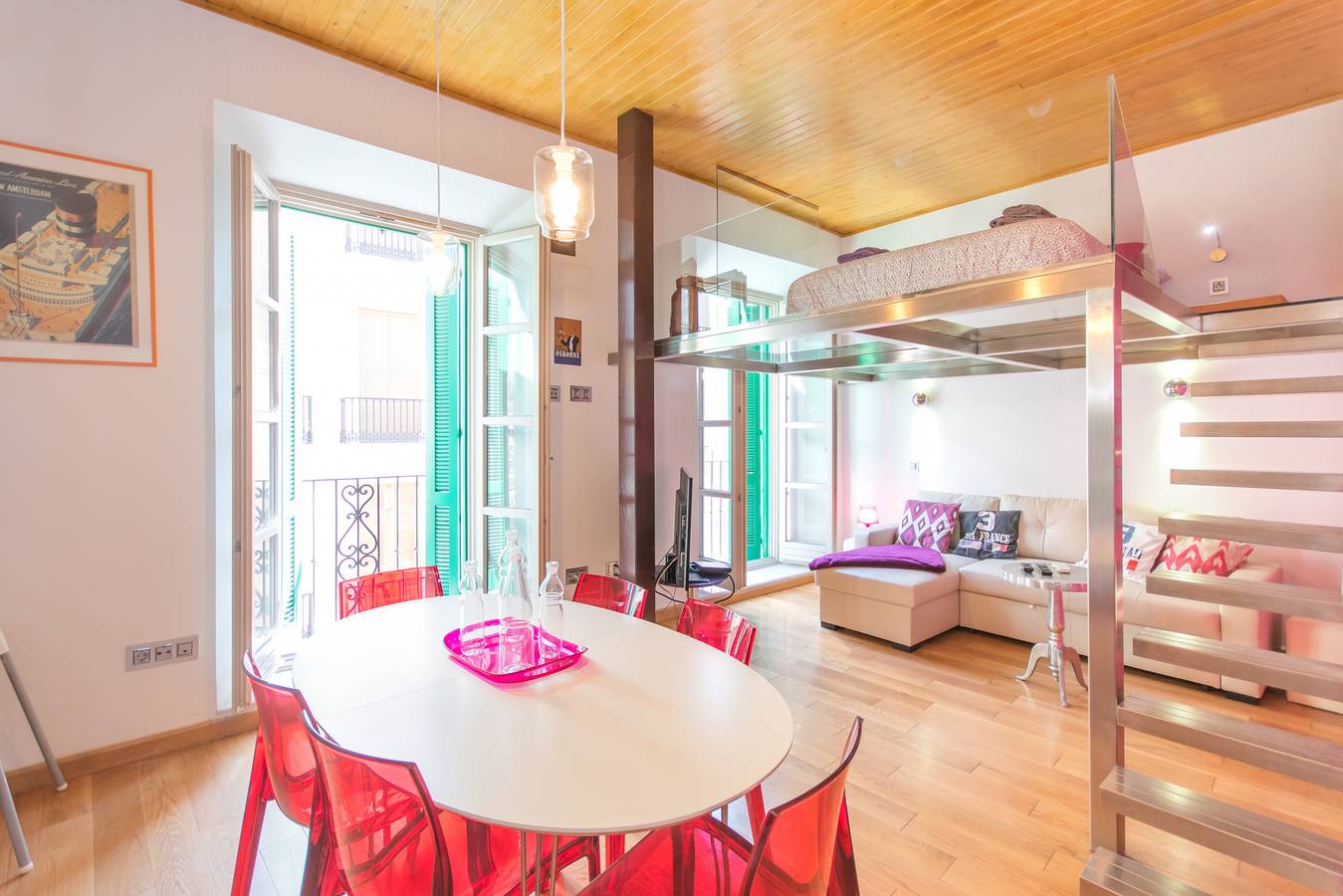 Ganzes Studio, Cubo's Estudio Carreteria 33 2A in Altstadt Málaga, Malaga