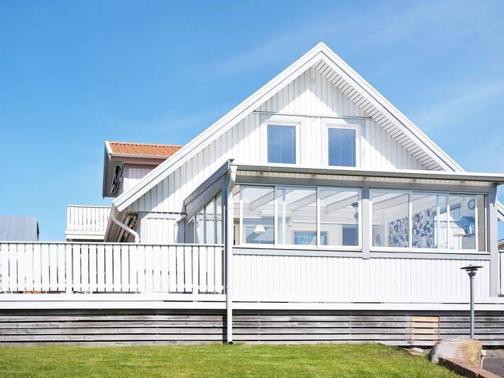 Hus för 7 Personer, med terass på Västkusten