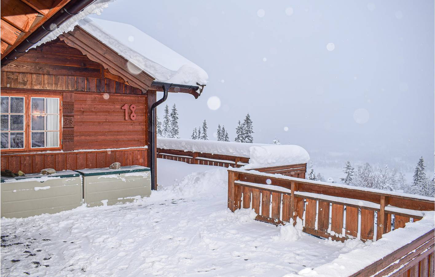 Ferienhaus für 9 Personen mit Terrasse in Hjartdal