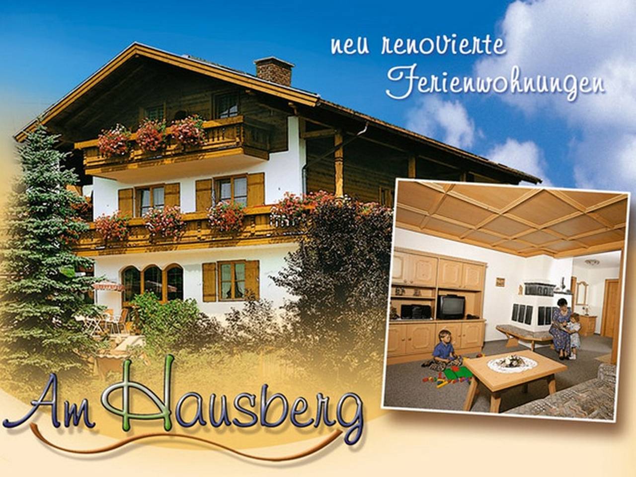 Ganze Ferienwohnung, Am Hausberg - (3) Ein-Raum-Ferienwohnung Panorama 32qm, Dusche/Wc, Küche, Balkon in Reit im Winkl, Bayerische Alpen