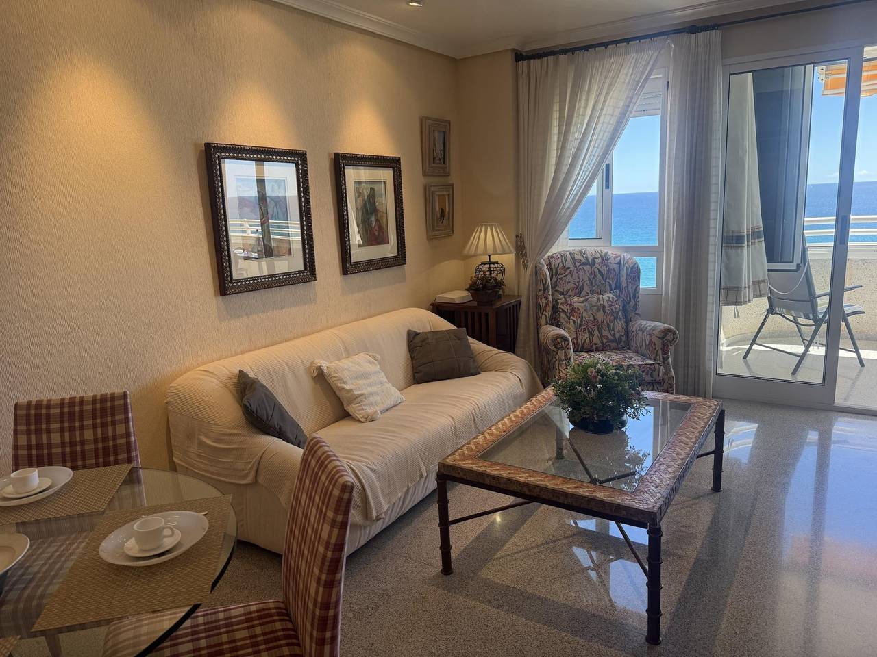 Entire holiday apartment, Beachfront Apartment Pool & Parking El Campello with terrace 2 bedrooms in San Juan Playa, Costa Blanca