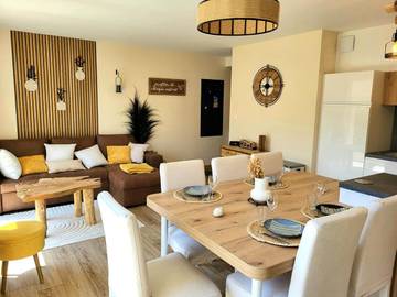 Gîte pour 4 personnes, avec terrasse dans Pirou-Plage