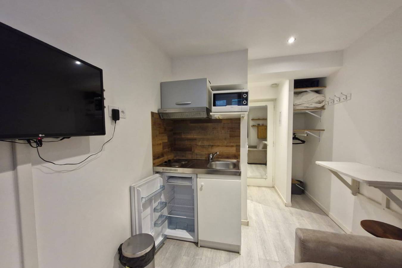 Entire studio, Studio with Wifi at the foot of the slopes in Megève, Pays du Mont-Blanc