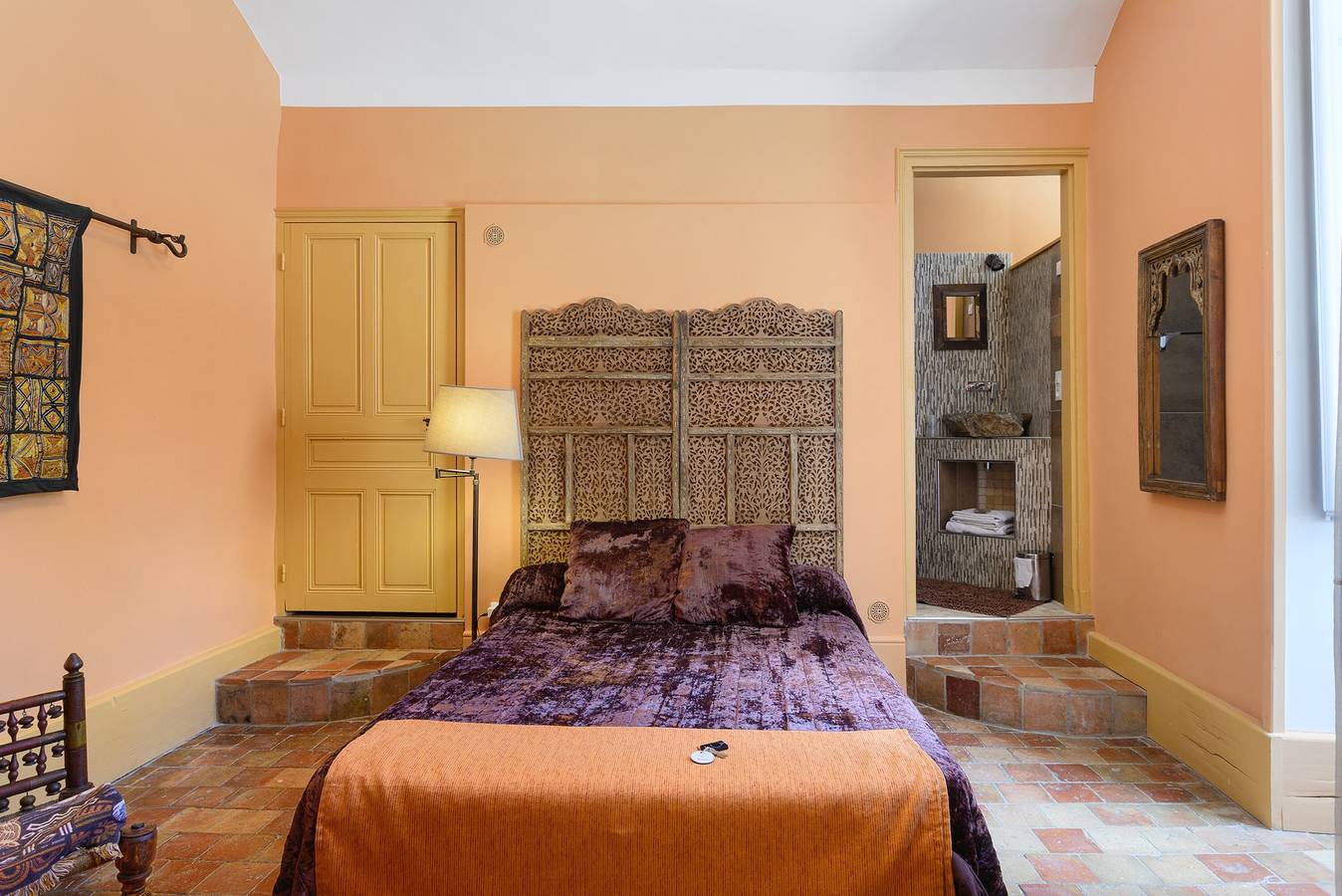 Chambre d'hôtes 'Chambre Fronce' avec terrasse partagée, jardin partagé et Wi-Fi in Saint-Germain, Ardèche