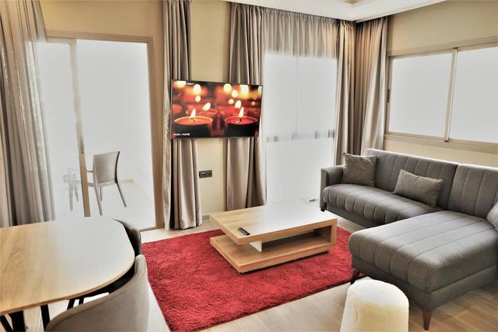 Location de vacances pour 2 personnes, avec bassin pour enfant et vue ainsi que piscine et jardin à Agadir - 4