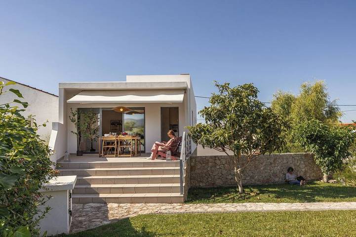 Maison de vacances pour 4 personnes, avec jardin à Lamas