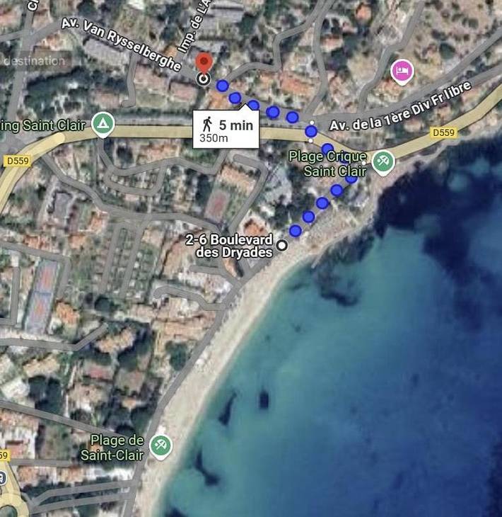 Gîte pour 6 personnes, avec vue et terrasse dans Plage De Sainte Claire - 2