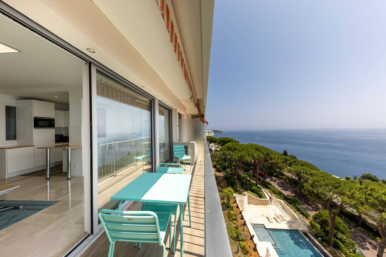 Geheel appartement, Vakantieappartement voor 3 personen met balkon in Nice, Nice en omgeving