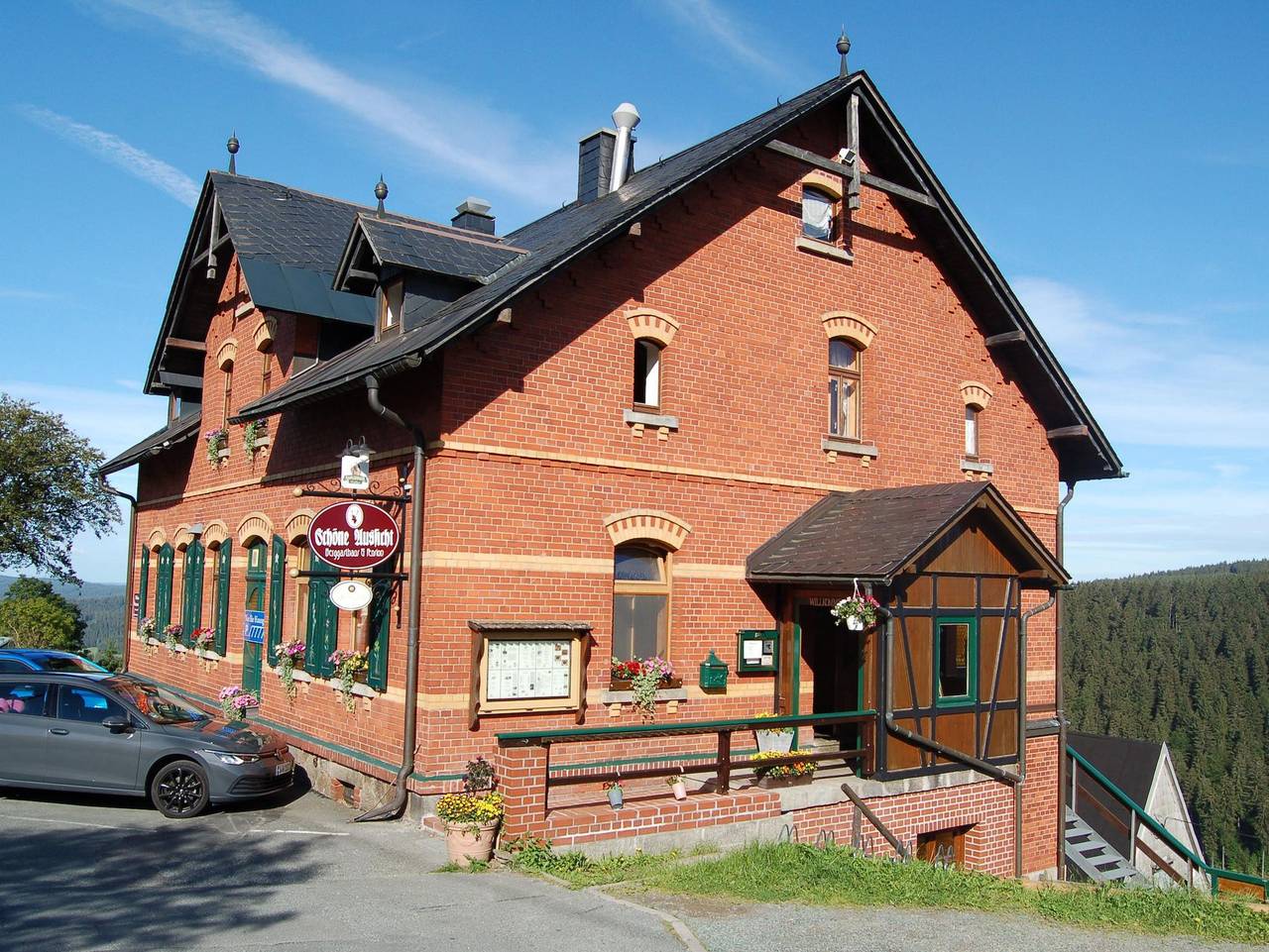 Berggasthaus Schöne Aussicht - Doppelzimmer (4), Dusche, Wc, 2 Aufb. mgl. in Klingenthal, Chemnitz und Umgebung