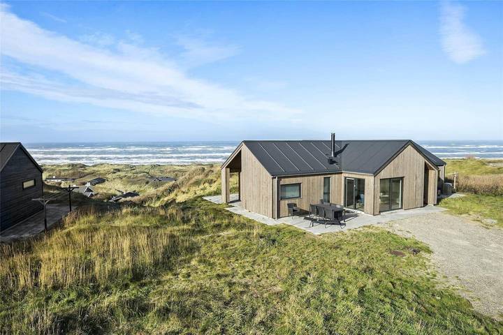Ferienhaus mit Meerblick für 8 Personen, mit Terrasse, mit Haustier in Grønhøj Strand