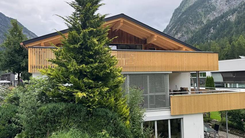 Ferienwohnung für 5 Personen, mit Balkon und Garten in Brand