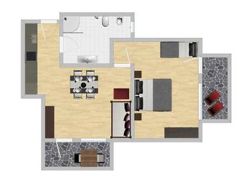Hütte für 4 Personen, mit Ausblick und Garten in Wolkenstein