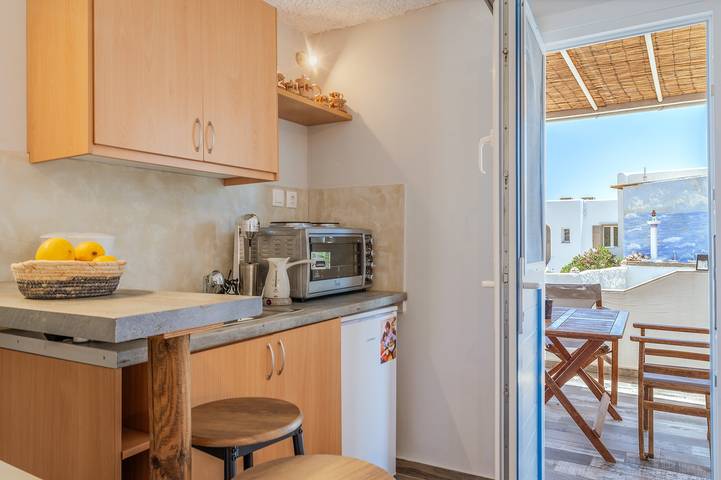 Casa de vacaciones 'Porto Galini Tinos Triantaros 104' con terraza, Wi-Fi y aire acondicionado in Tinos