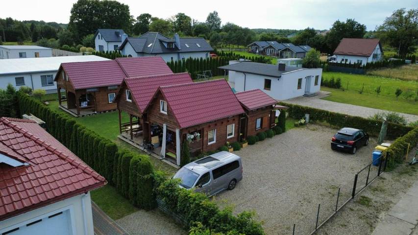 Ferienhaus für 4 Personen, mit Balkon und Terrasse sowie Garten und Ausblick