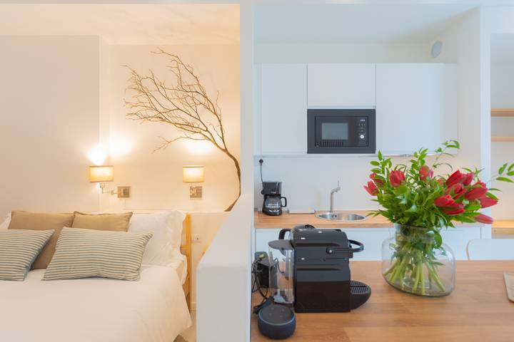 Appartement de vacances pour 2 personnes, avec vue sur le lac ainsi que vue et jardin - 1