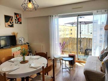 Gîte pour 3 personnes, avec terrasse dans Casino La Pastourelle
