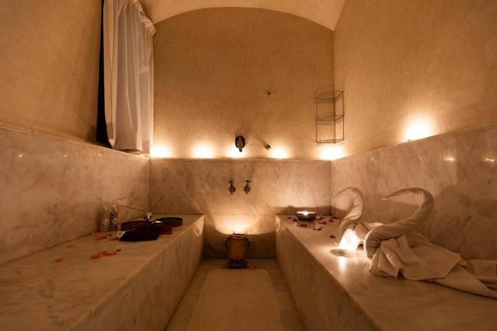 Maison d’hôte pour 2 personnes, avec piscine et vue ainsi que sauna et jardin à Tahannaout - 4